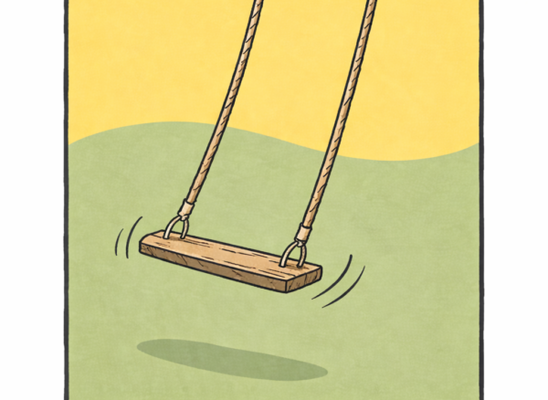 Schwingende Schaukel